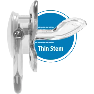 Suzeta Silicon PreVent 6-18 luni, Design Fluture,roz(2 pack) 2