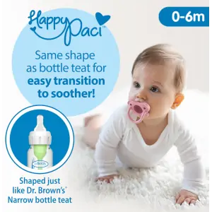 Suzeta complet din silicon Niv. 1 (0-6 luni), 2pack Roz 2