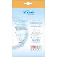 Pachet Biberoane din plastic, Anti-Colici Gat Larg "Options Plus" 270 ml. Albastru (2-Pack)