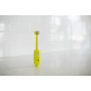 Periuță de dinti tripla curatare, pentru copii 1-4 ani, galbena 2